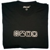 mountain life snowboarding short sleeved t-shirt